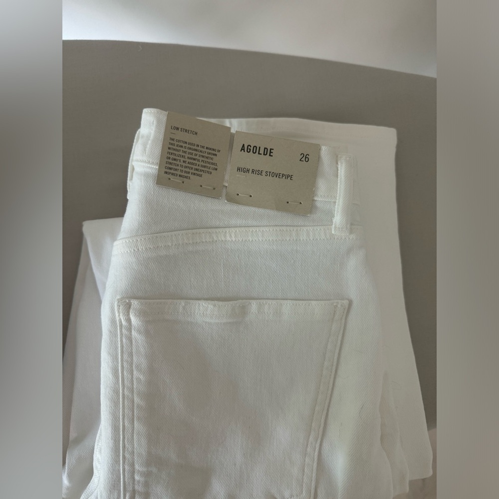 NWT Agolde
High Rise Stovepipe Jeans sz 26 - Picture 7 of 8